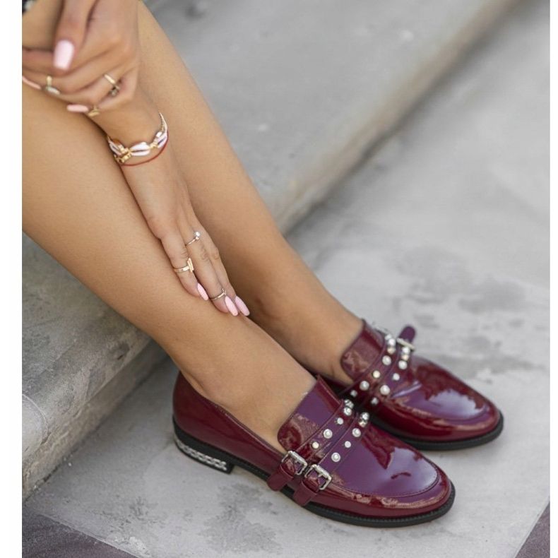 Dámské kaštanové polobotky C18-6252-2 vícebarevný 1