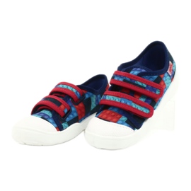 Dětská obuv Befado 907P114 červené námořnická modrá modrý vícebarevný 3