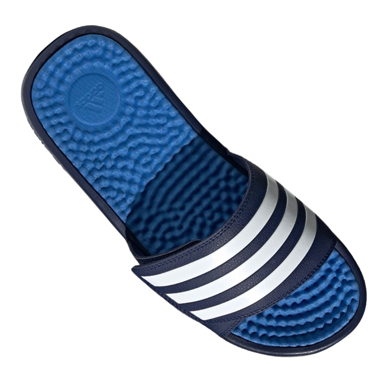 Pantofle Adidas Adissage Tnd M F35564 bílý námořnická modrá modrý 2