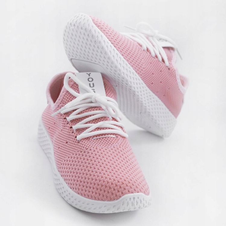 H935-5 růžová nazouvací sportovní obuv růžový 2