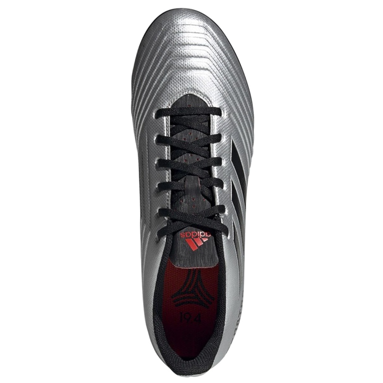 Kopačky Adidas Predator 19.4 Tf M F35634 stříbrný 2