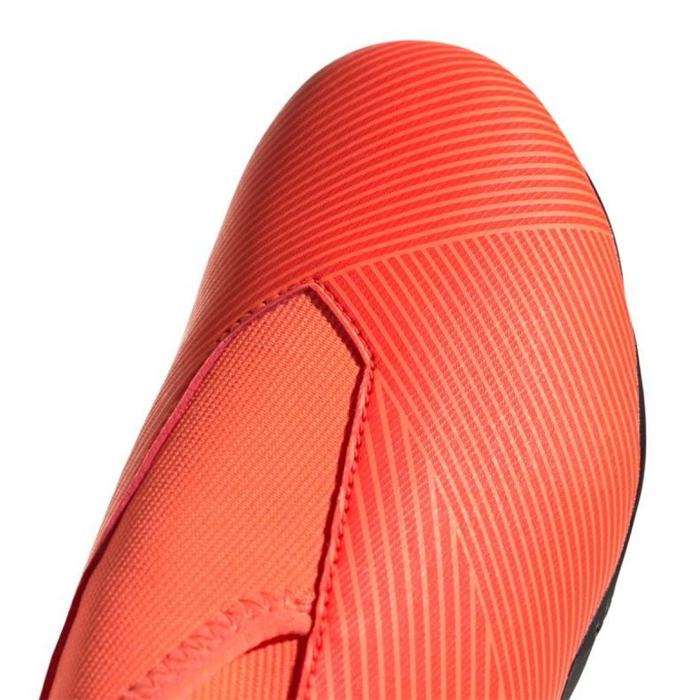 Kopačky Adidas Nemeziz 19.3 Ll Fg Jr EH0488 červený pomerančový 2