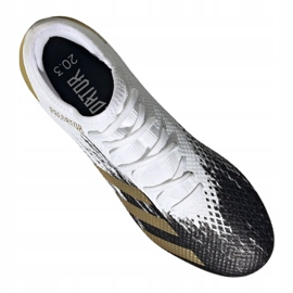Kopačky Adidas Predator 20.3 L Fg M FW9197 bílá, zlatá bílý 1