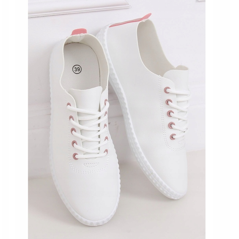 Dámské bílé a růžové tenisky 6165 Pink bílý růžový 1