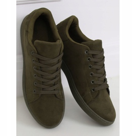 Zelené semišové dámské tenisky 6301 Green zelený 1