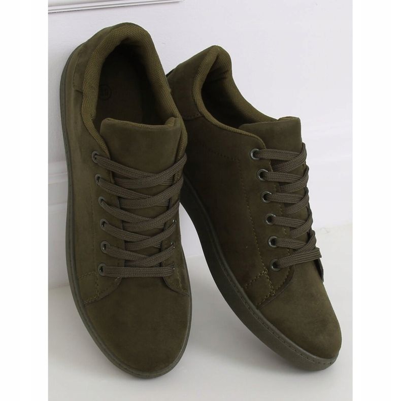 Zelené semišové dámské tenisky 6301 Green zelený 1