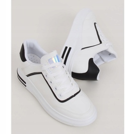 Bílé dámské tenisky 1239-Y Black bílý černá 1