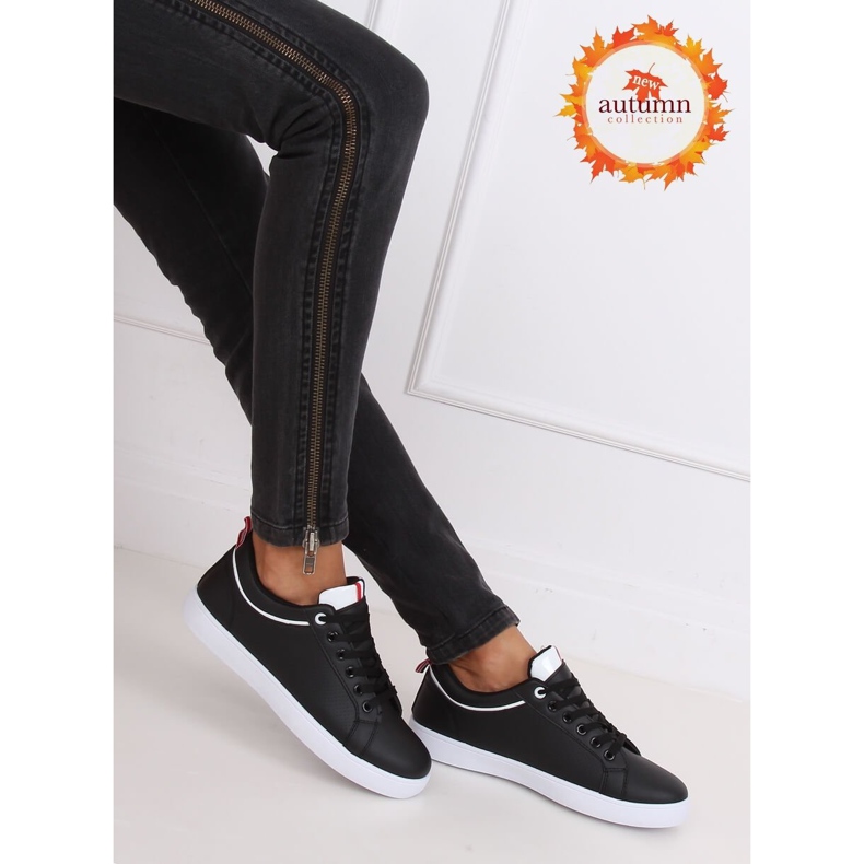 Černé dámské tenisky B0-501 Black černý 1