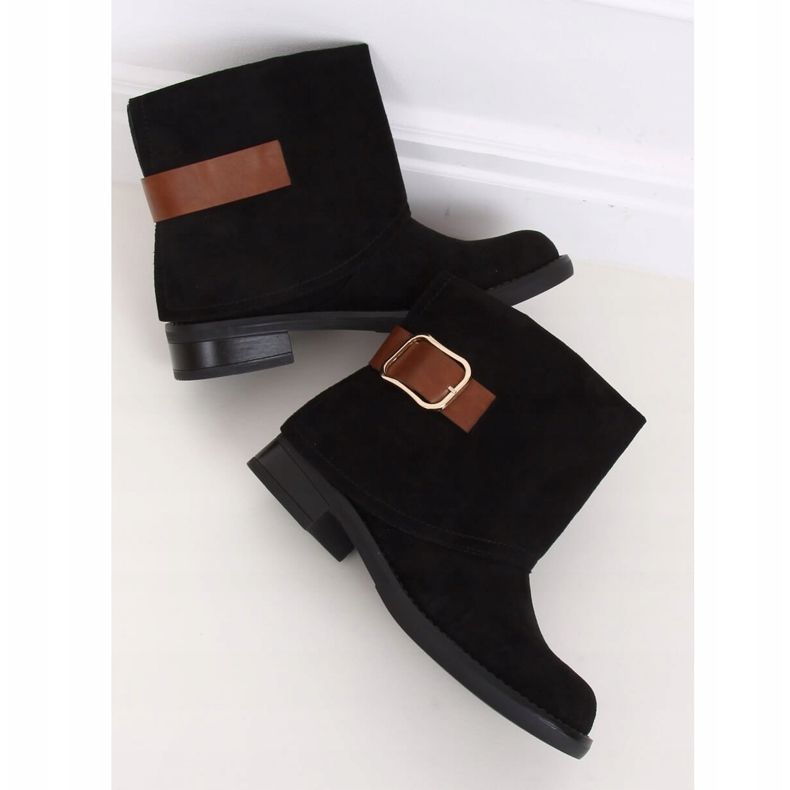 Černé dámské boty UK19P Black černý 1
