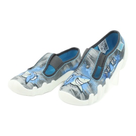 Dětské boty Befado 290X205 modrý šedá 2
