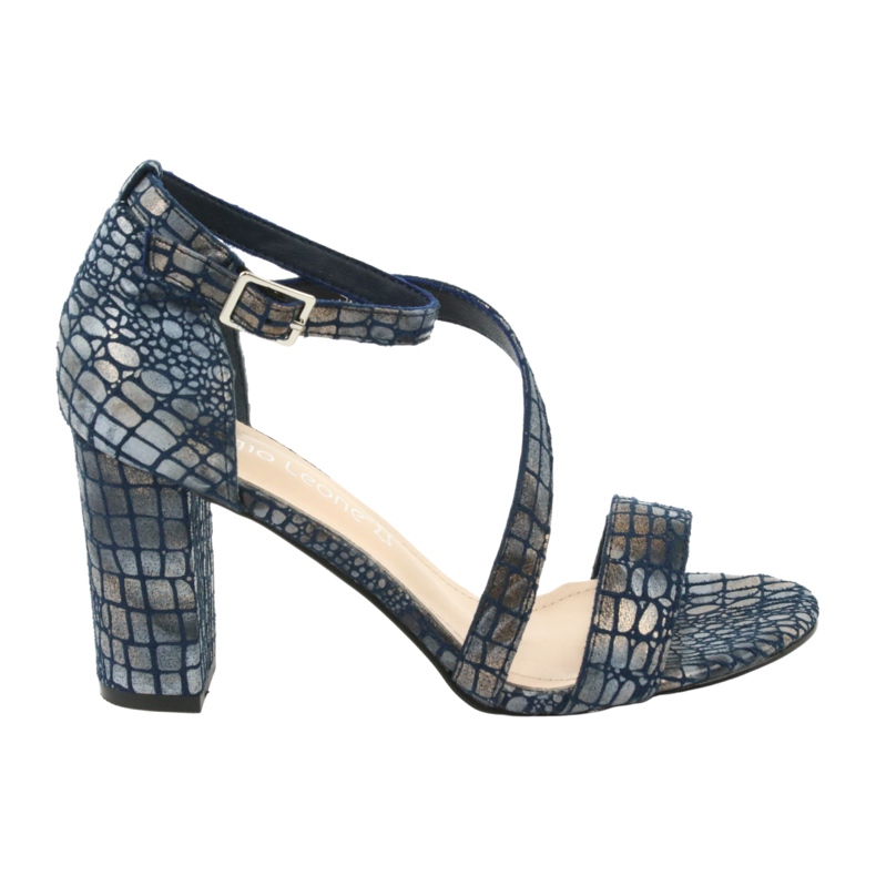 Sandály Gladiator Sergio Leone SK870 navy blue námořnická modř modrý 7