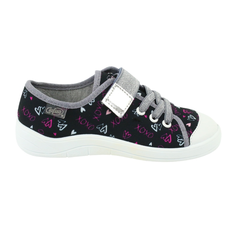 Dětská obuv Befado 251Y142 černý růžový šedá 5
