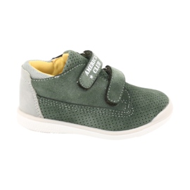 Boty se suchým zipem American Club GC22 šedá zelená 6