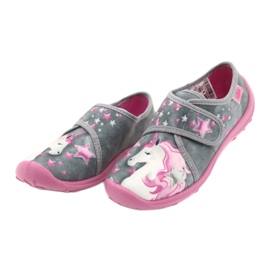 Dětské boty Befado 560X117 růžový šedá 5