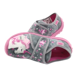 Dětské boty Befado 560X117 růžový šedá 7