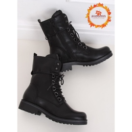 Vojenské boty černé BZ66017-KB černé černý 1