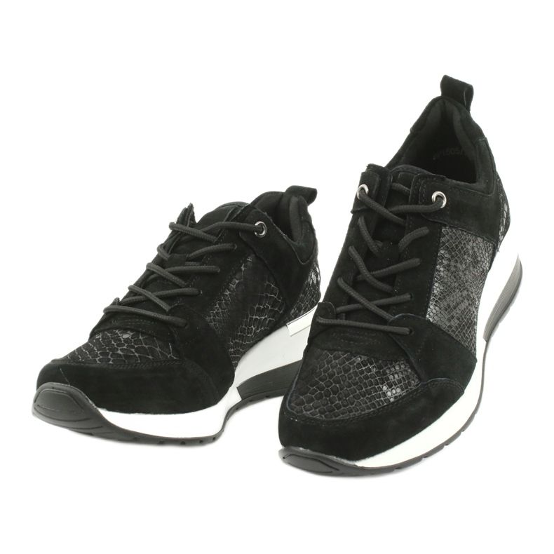 Dámská sportovní obuv svázaná Filippo DP1505 / 20 černá 2