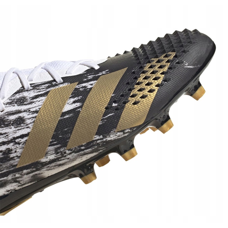 Kopačky Adidas Predator 20.1 Low Ag M FW9747 černá, bílá, černá, zlatá bílý 2