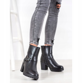 J. Star Módní boty na platformě černý 1