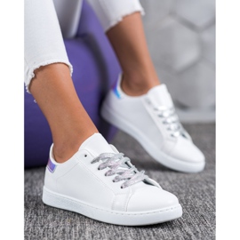 SHELOVET Módní sportovní obuv bílý 5