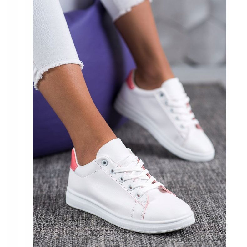 SHELOVET Klasická sportovní obuv bílý růžový 1