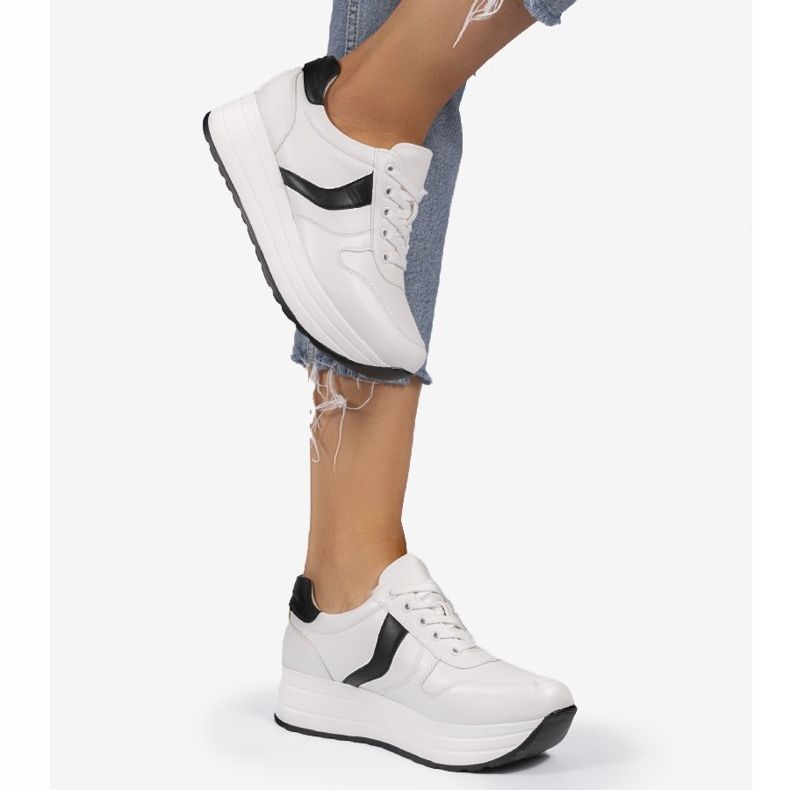 Bílé sportovní boty, tenisky BK-20 bílý 1