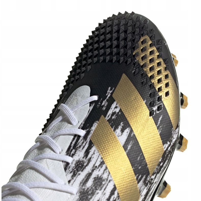 Kopačky Adidas Predator 20.1 Ag M FW9185 černá, bílá, černá, zlatá bílý 2