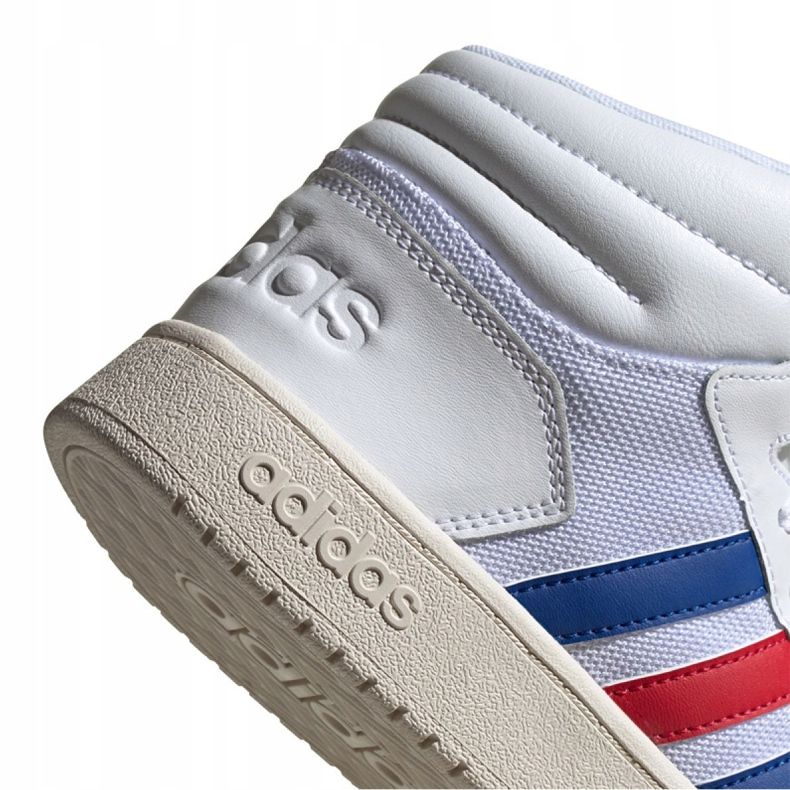 Basketbalové boty Adidas Hoops 2.0 Mid M FW8252 vícebarevný bílý 1