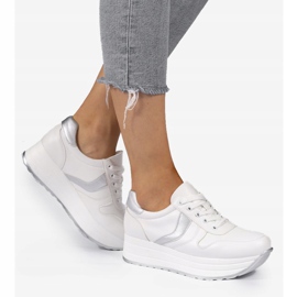 Bílé sportovní boty, tenisky BK-20 bílý 1 Bílé sportovní boty, tenisky BK-20 bílý 1