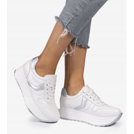 Bílé sportovní boty, tenisky BK-20 bílý 2 Bílé sportovní boty, tenisky BK-20 bílý 2