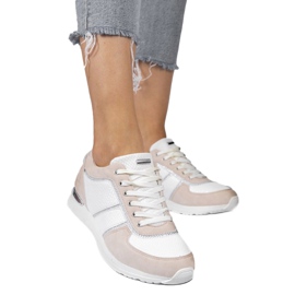 Růžová sportovní obuv z ekologického semiše 6162-Y růžový 1