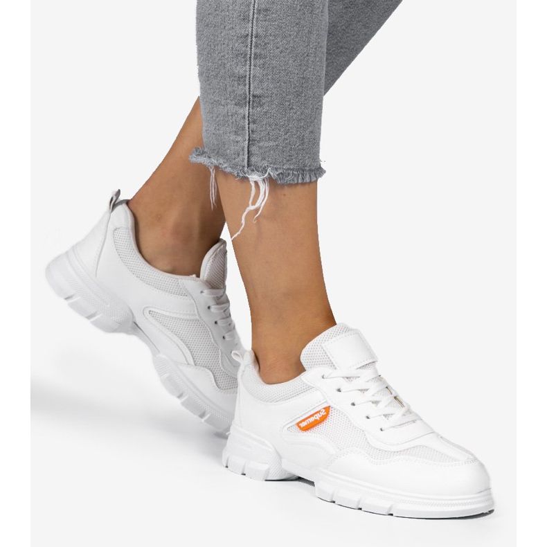 Bílé módní sportovní boty C051 bílý 1 Bílé módní sportovní boty C051 bílý 1