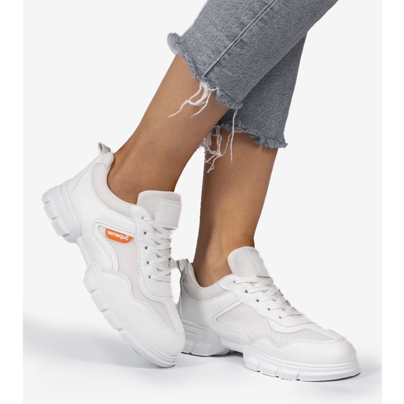 Bílé módní sportovní boty C051 bílý 2 Bílé módní sportovní boty C051 bílý 2