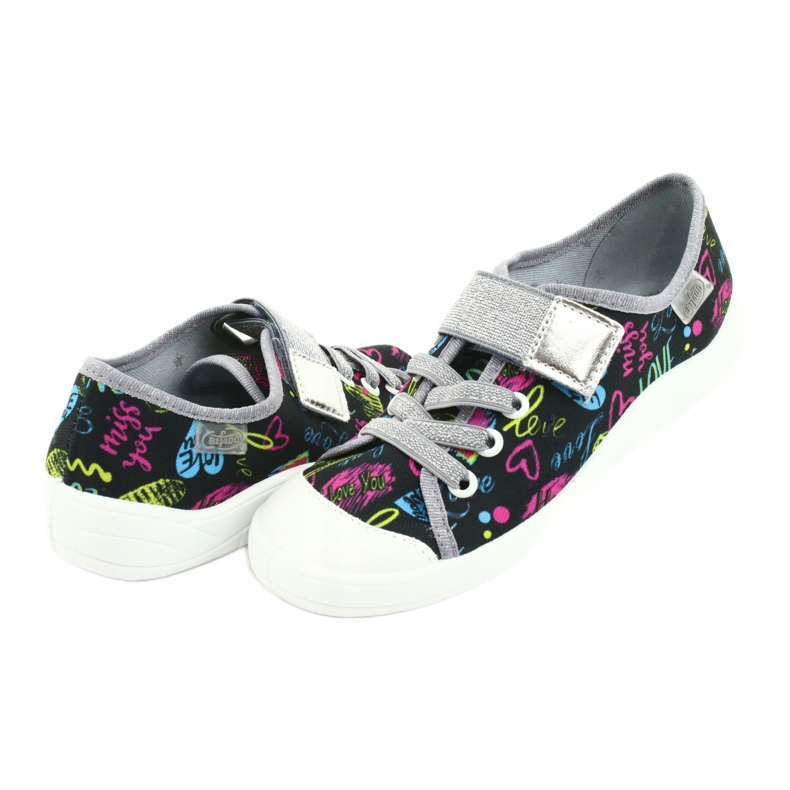 Dětská obuv Befado 251Q137 černý šedá vícebarevný 2