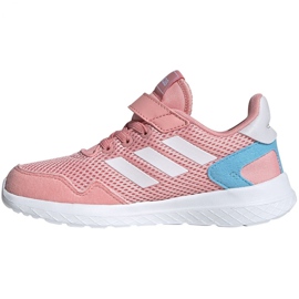 Boty adidas Archivo Jr EH0533 červený růžový 2