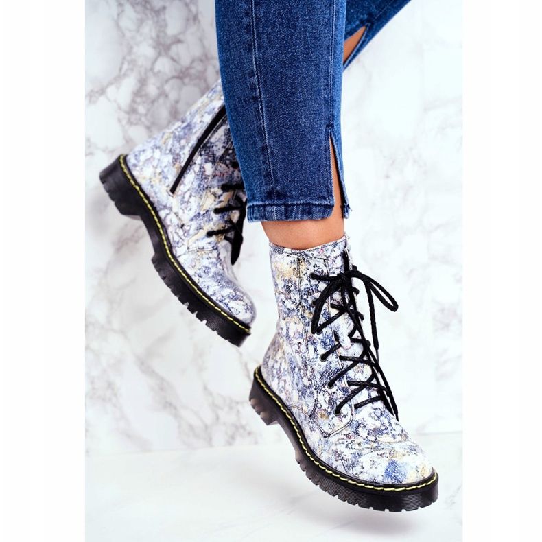 Dámské boty Glany Workers Maciejka Multicolor 01609-39 / 00-6 vícebarevný 2