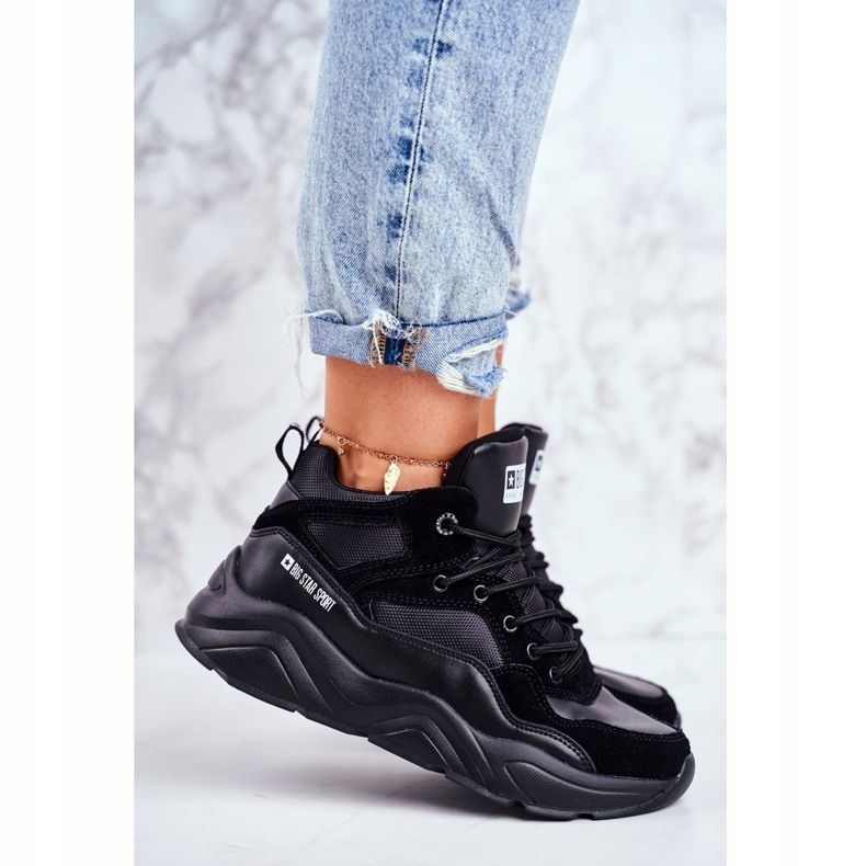 Dámské sportovní boty Big Star černé GG274644 černá 1