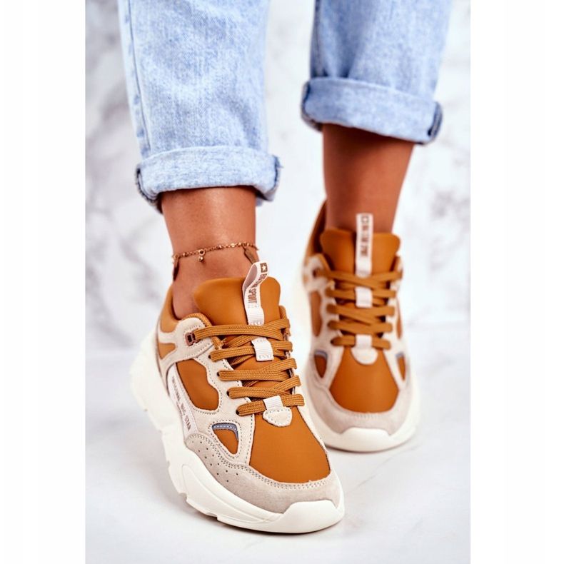 Dámské tenisky Big Star Béžová GG274653 béžový 2