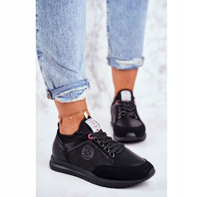 Dámské sportovní boty Tenisky Cross Jeans černé GG2R4046C černý 1
