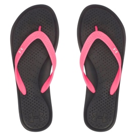 Pantofle Under Armour Atlantic Dune W 1252540-006 černá růžový 1