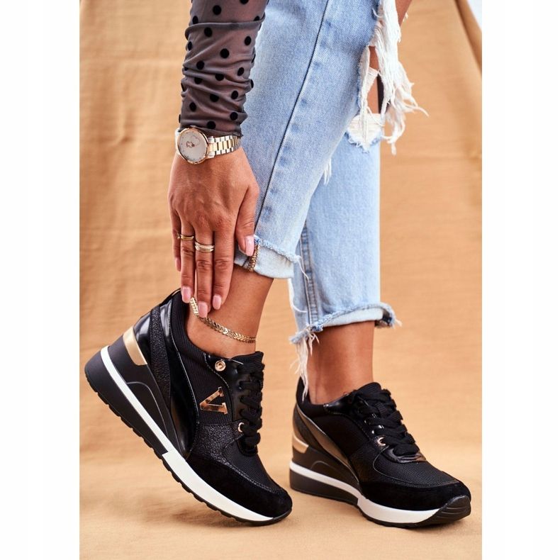 Vinceza Dámské sportovní boty Tenisky černé 21-10574 černá 1