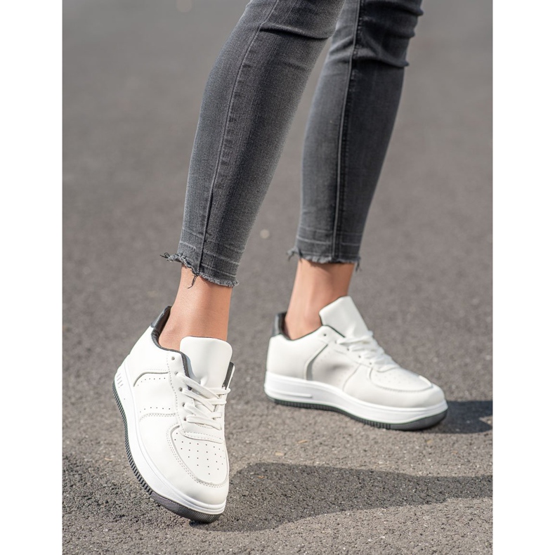 SHELOVET Tenisky Na Paltformu bílý 2