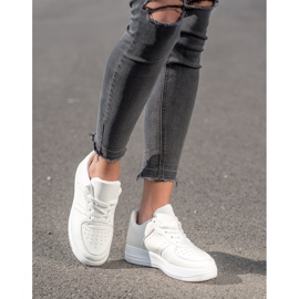 SHELOVET Tenisky Na Platformě bílý 1