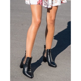 Vystřižené boty VINCEZA černá 2