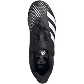 Kopačky Adidas Predator 20.4 H&amp;L Tf Jr FW9225 bílý černý 1