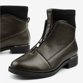 Dámské hnědé boty s písmeny Tyrell hnědý 1 Dámské hnědé boty s písmeny Tyrell hnědý 1