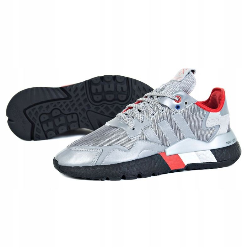 Boty Adidas Nite Jogger M FV3787 stříbrný šedá 1