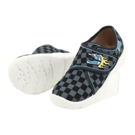 Dětské boty Befado 974X411 černý námořnická modř modrý 3