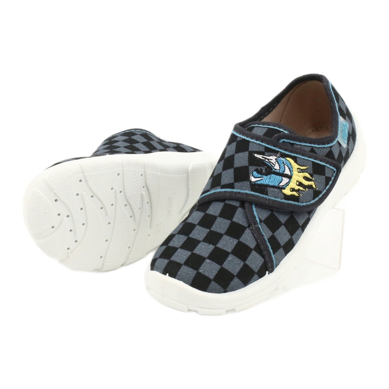 Dětské boty Befado 974X411 černý námořnická modř modrý 3