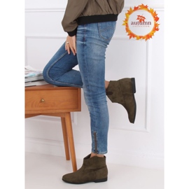 Zelené ploché kovbojské boty TX-1876 zelené zelený 1